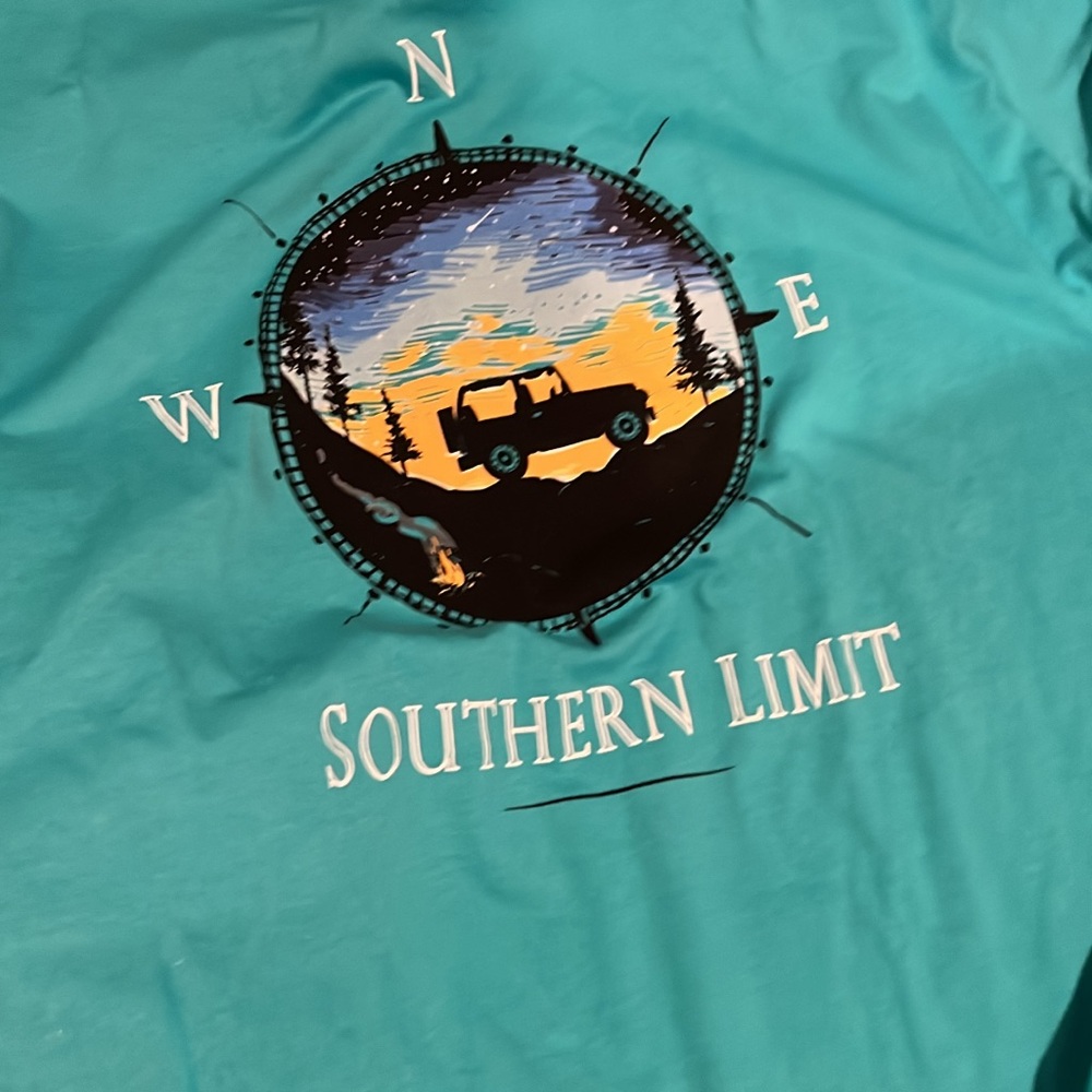 Southern Limit Teal Graphic Tee